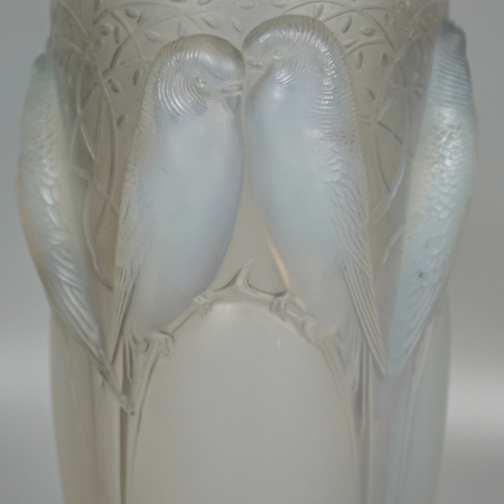 René Lalique Ceylan Art Deco Glass Vase - René Lalique Glass - Jeroen Markies Art Deco