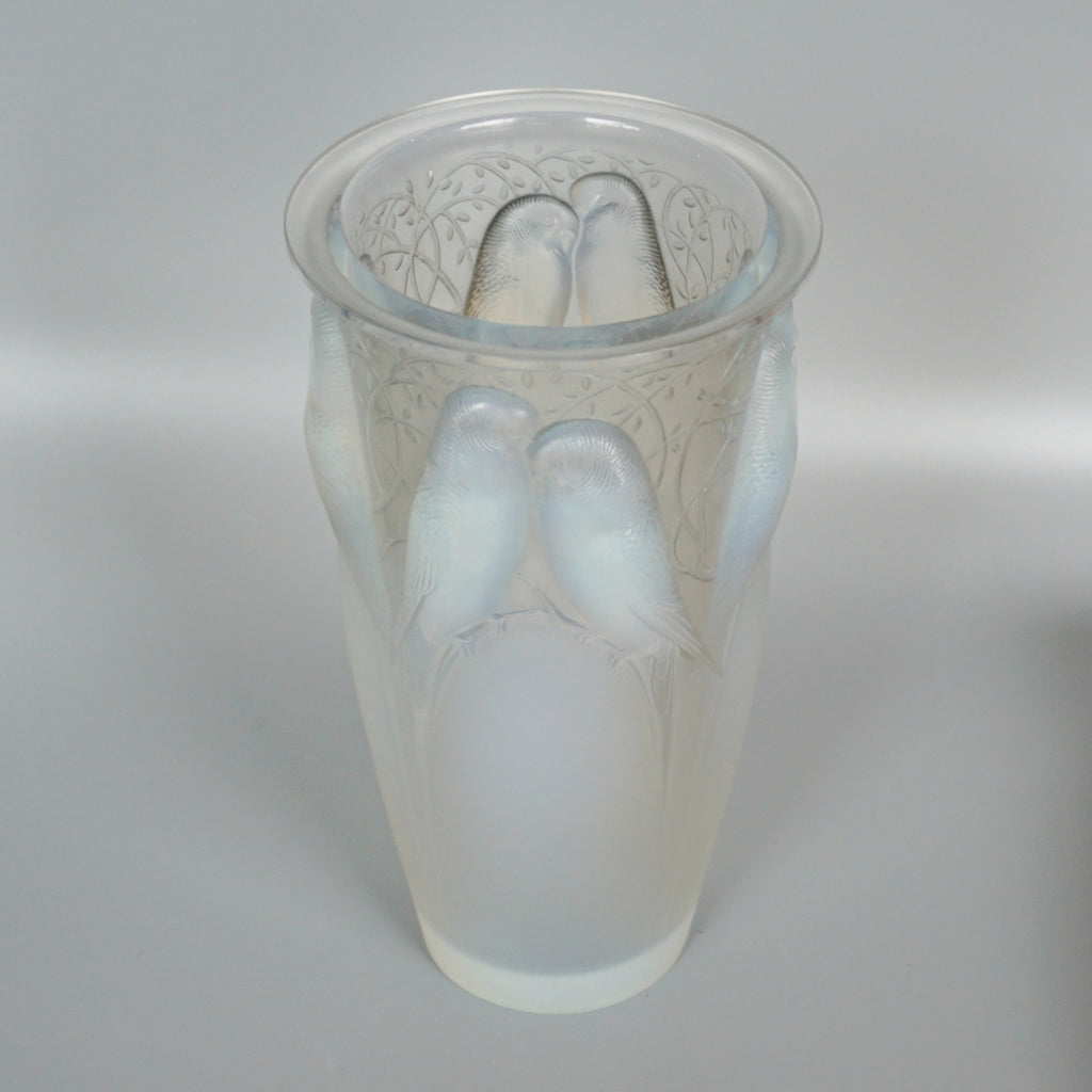 René Lalique Ceylan Art Deco Glass Vase - René Lalique Glass - Jeroen Markies Art Deco
