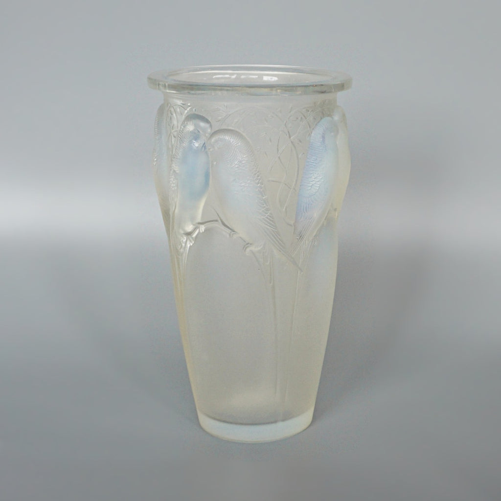 René Lalique Ceylan Opalescent Art Deco Glass Vase - René Lalique Glass - Jeroen Markies Art Deco