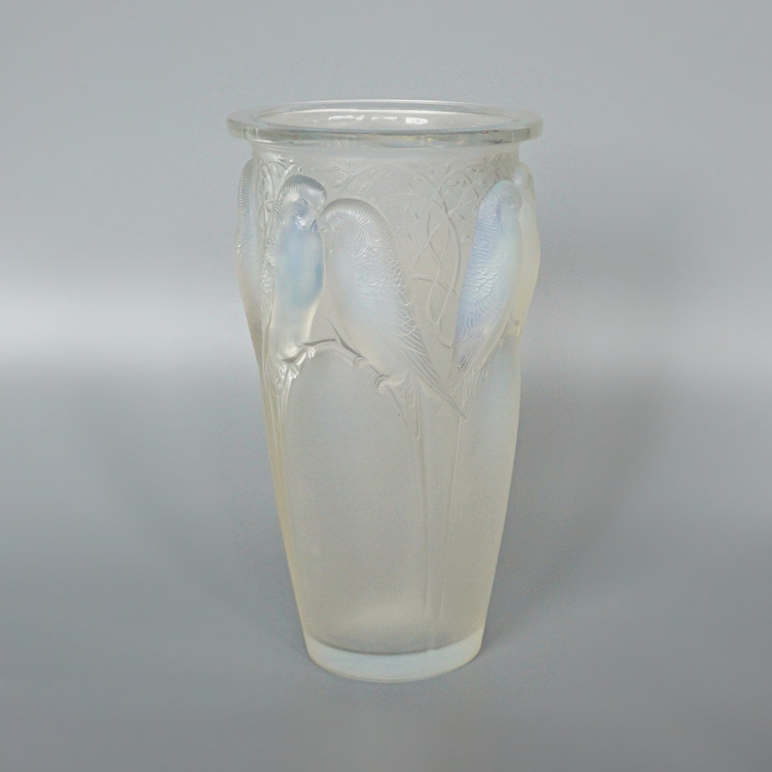 René Lalique Ceylan Opalescent Art Deco Glass Vase - René Lalique Glass - Jeroen Markies Art Deco