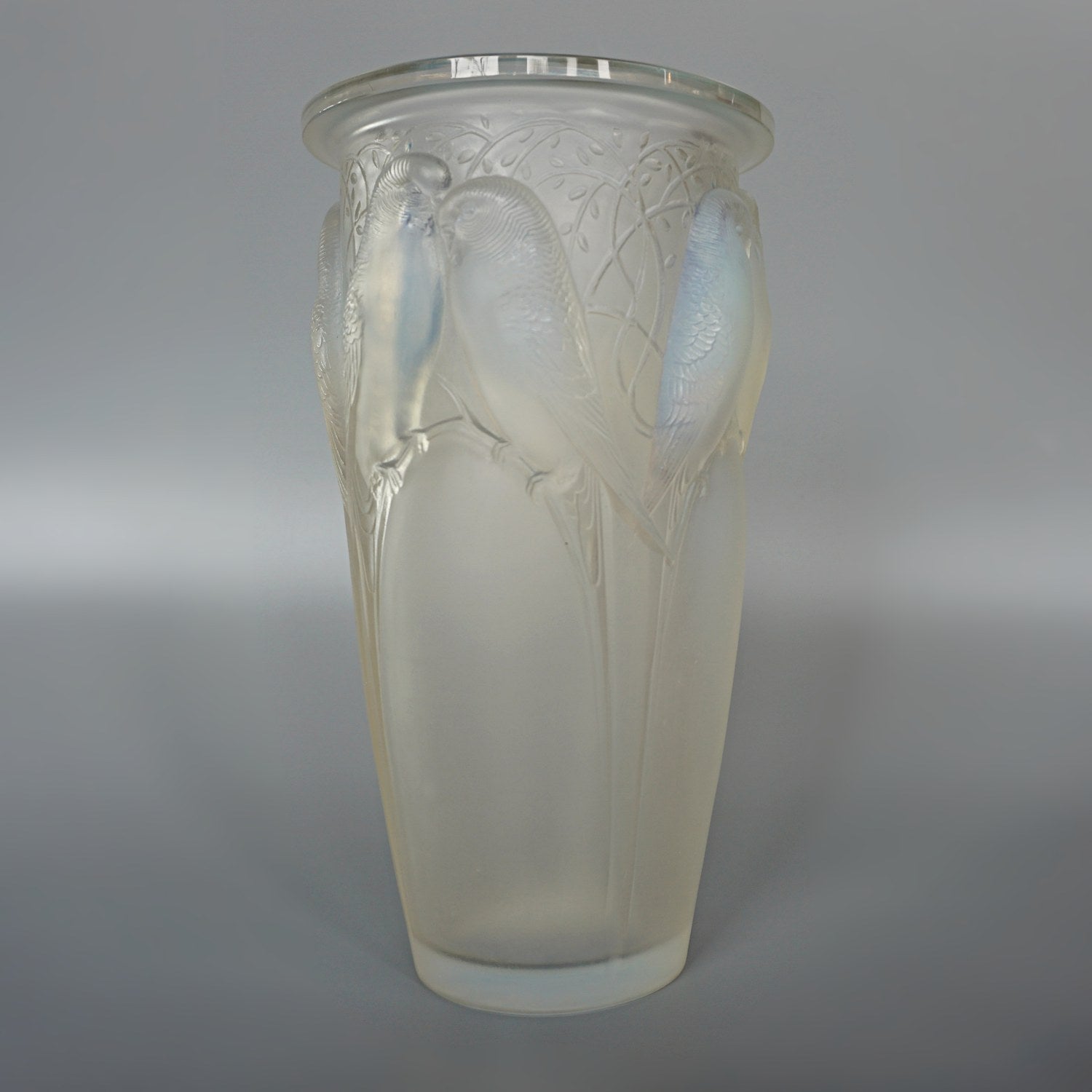 René Lalique Ceylan Opalescent Art Deco Glass Vase - René Lalique Glass - Jeroen Markies Art Deco