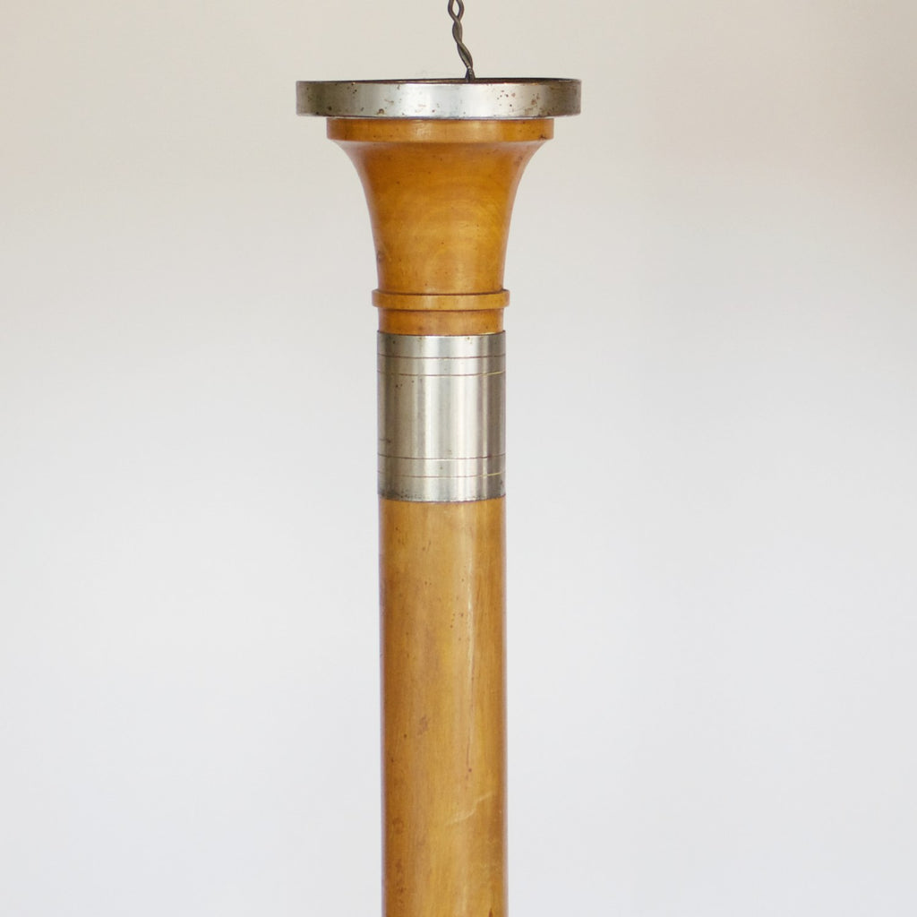 A Solid Walnut Art Deco Chandelier Jeroen Markies Art Deco