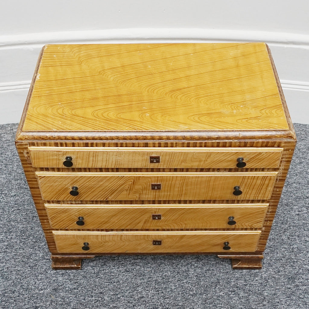 Art Deco Children's Chest of Four Drawers French Circa 1930 - Jeroen Markies Art Deco