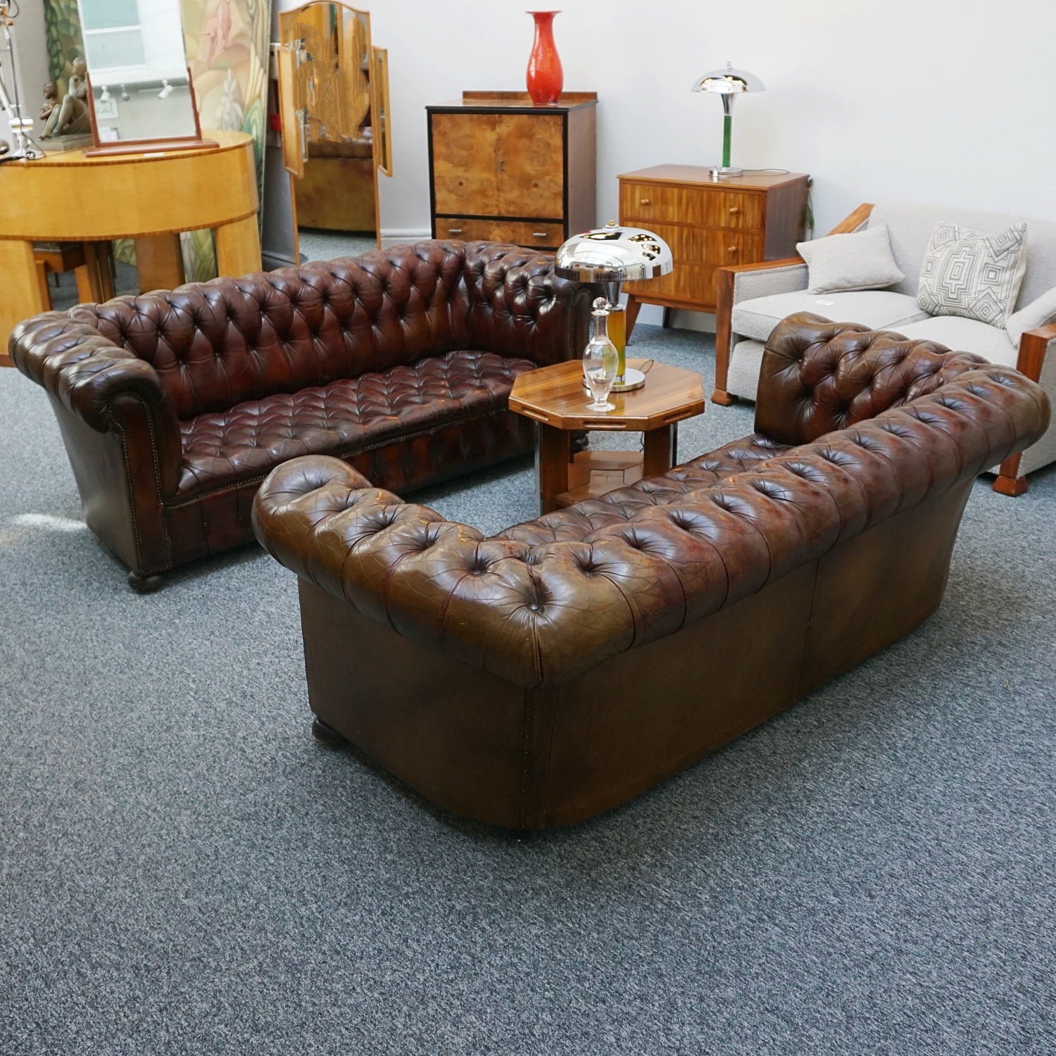 Chesterfield Sofa's - Vintage Chesterfield Sofa- Jeroen Markies Art Deco Furniture