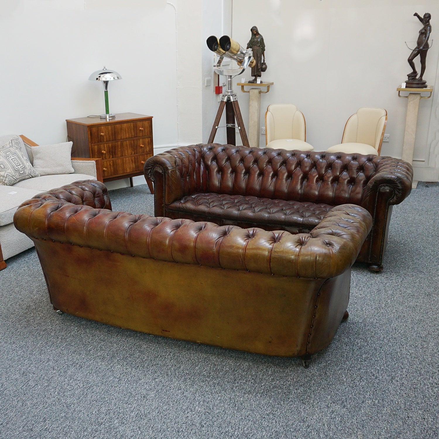 Chesterfield Sofa's - Vintage Chesterfield Sofa- Jeroen Markies Art Deco Furniture