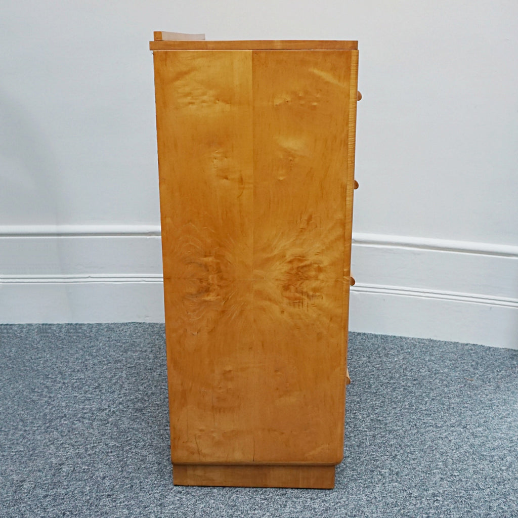 Vintage Art Deco Walnut Chest of Drawers - Jeroen Markies Art Deco