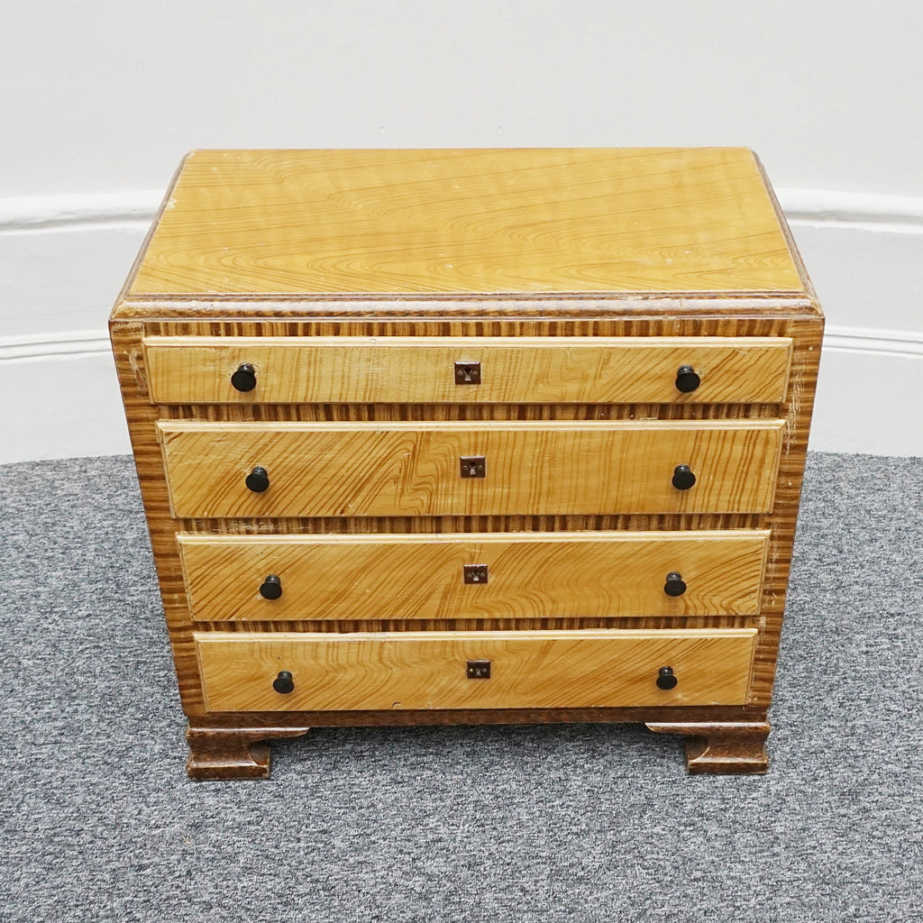 Art Deco Children's Chest of Four Drawers French Circa 1930 - Jeroen Markies Art Deco