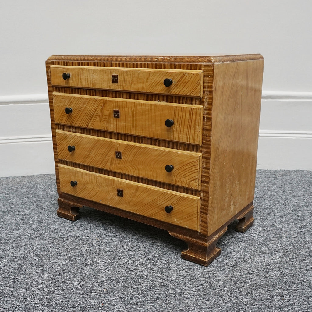Art Deco Children's Chest of Four Drawers French Circa 1930 - Jeroen Markies Art Deco