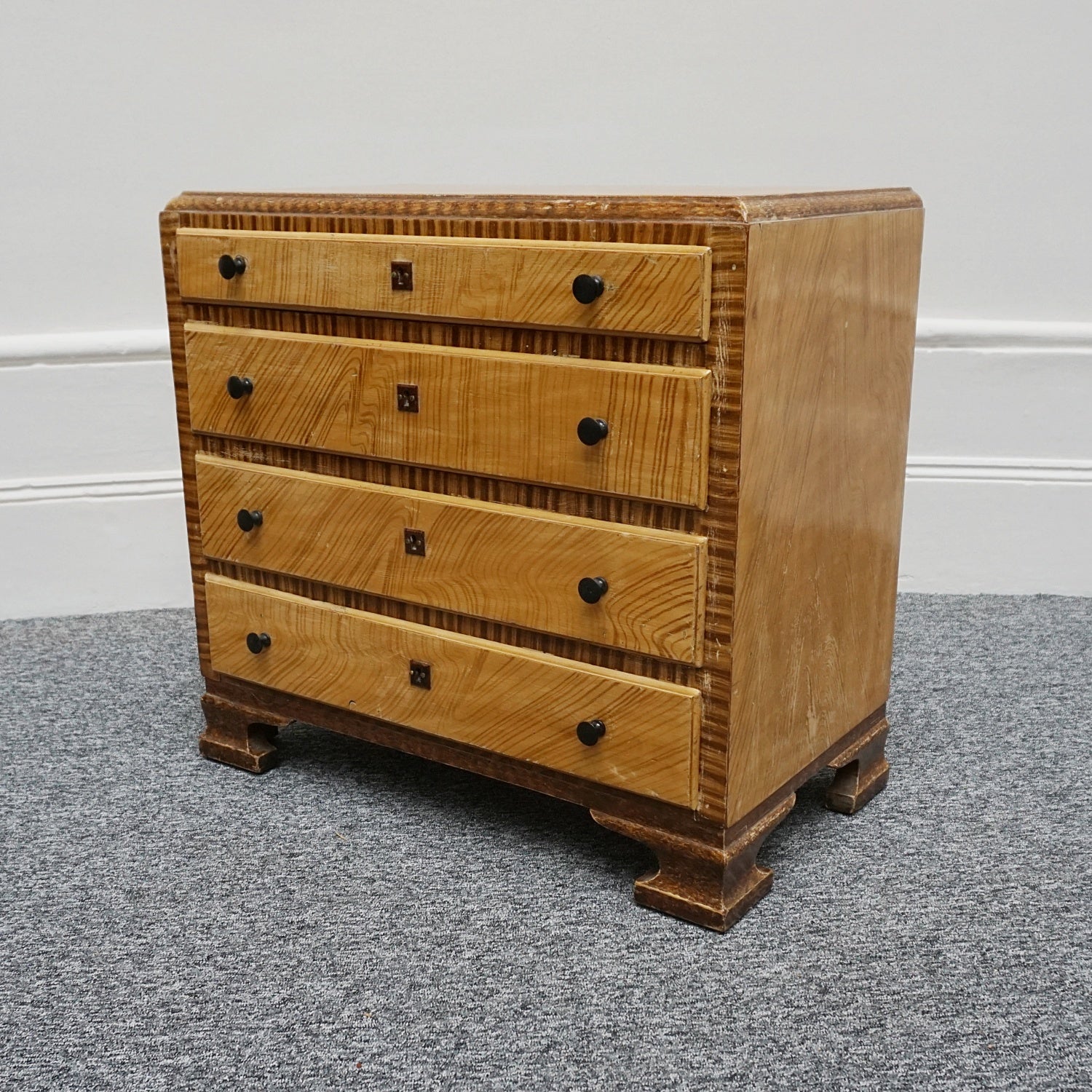 Art Deco Children's Chest of Four Drawers French Circa 1930 - Jeroen Markies Art Deco