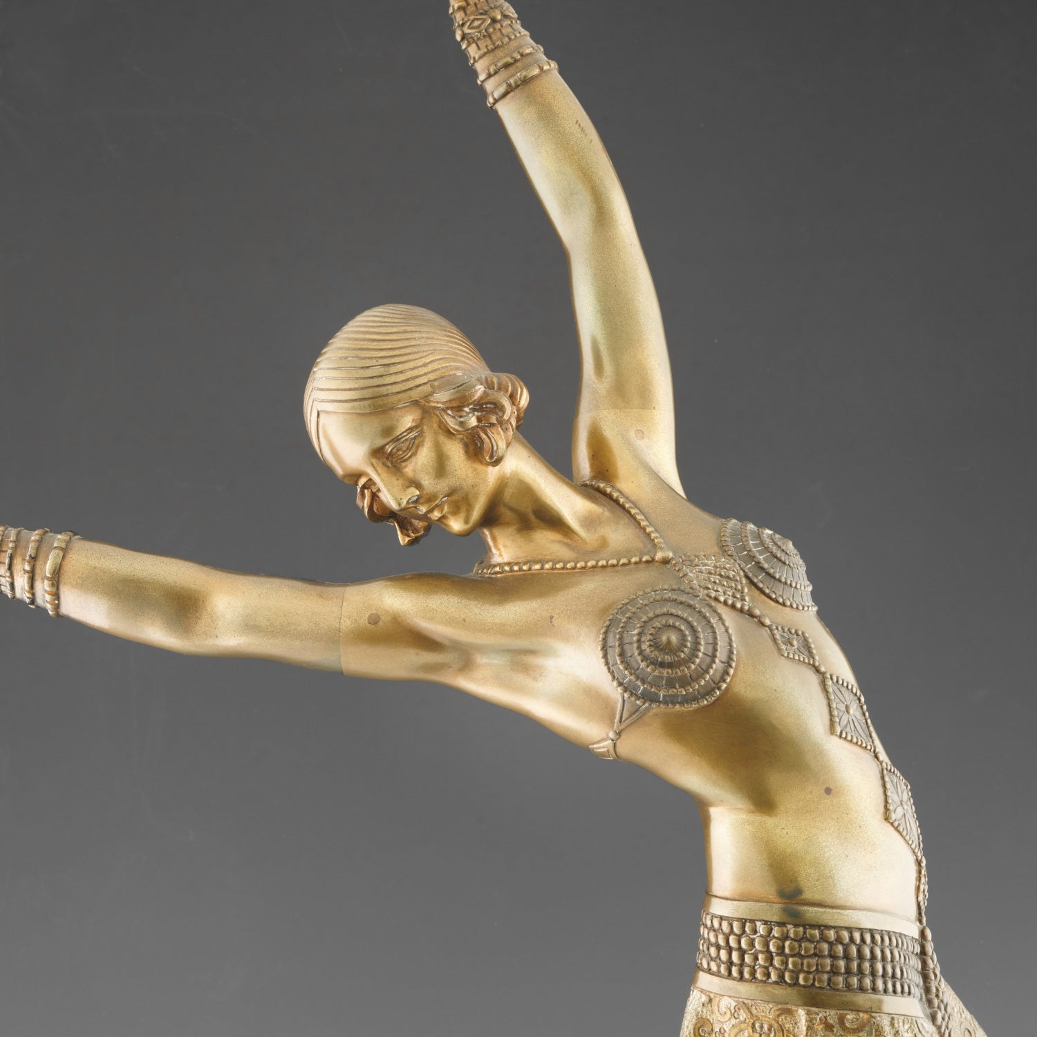 'Vedette' Large Art Deco Bronze Sculpture by Demetre Chiparus ' Jeroen Markies Art Deco