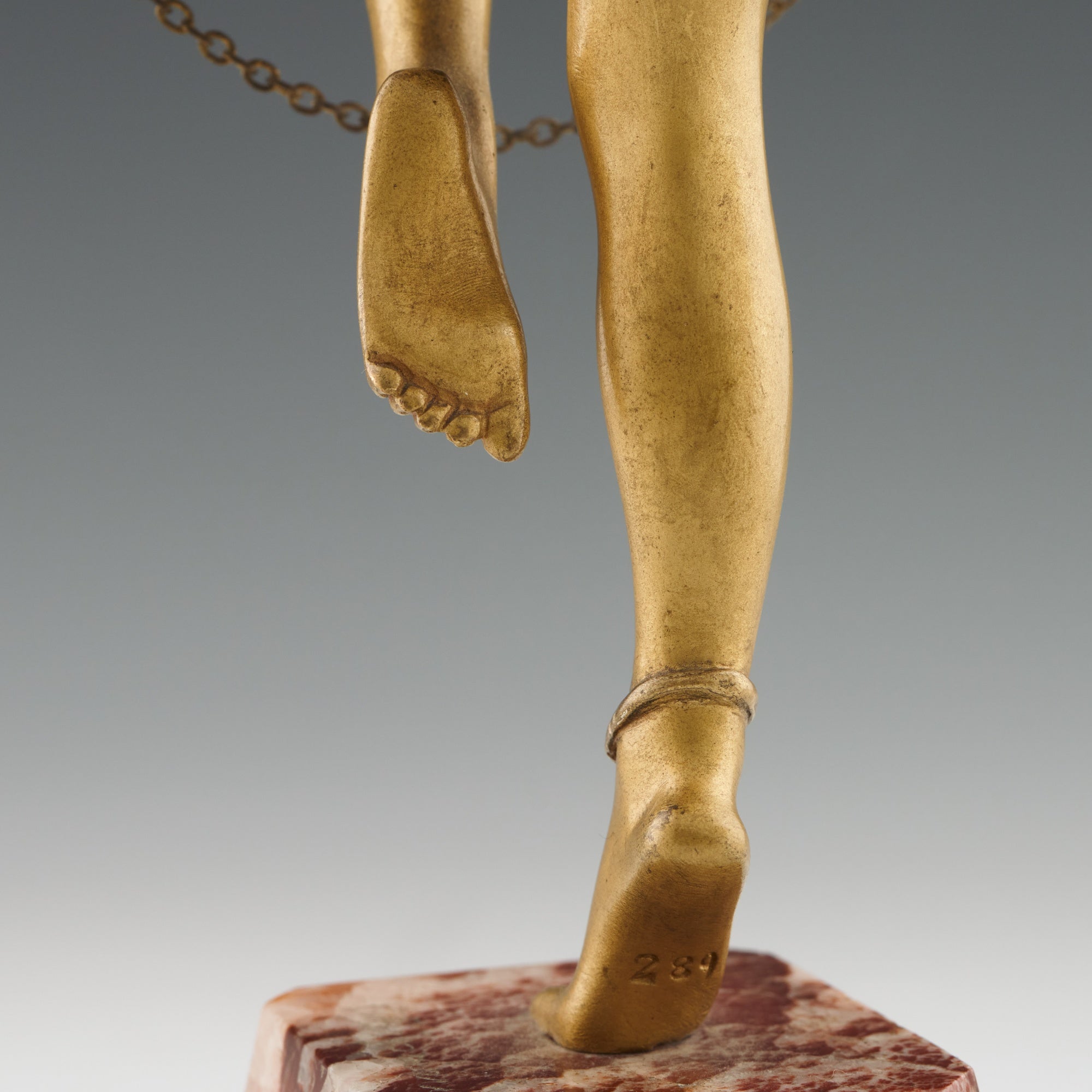 Vintage Demetre Chiparus Art Deco Bronze Sculpture signed on a marble base - Jeroen Markies Art Deco