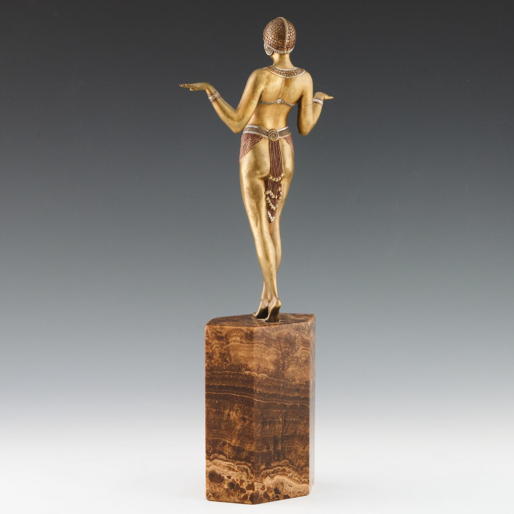 Original Rare and Fine Example of a Dancer by Demetre Chiparus - Jeroen Markies Art Deco