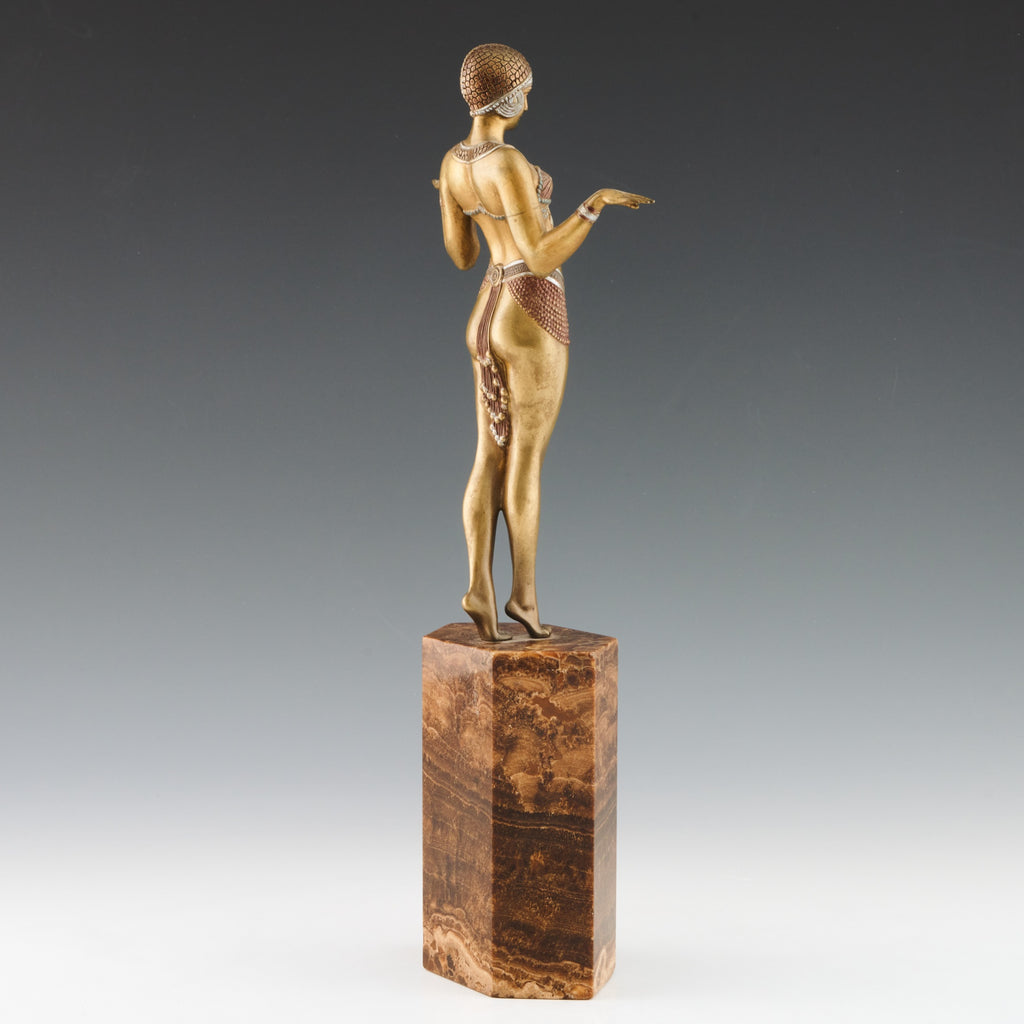 Original Rare and Fine Example of a Dancer by Demetre Chiparus - Jeroen Markies Art Deco
