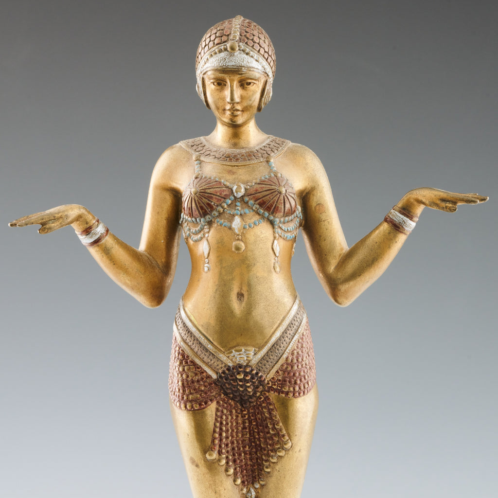 Original Rare and Fine Example of a Dancer by Demetre Chiparus - Jeroen Markies Art Deco