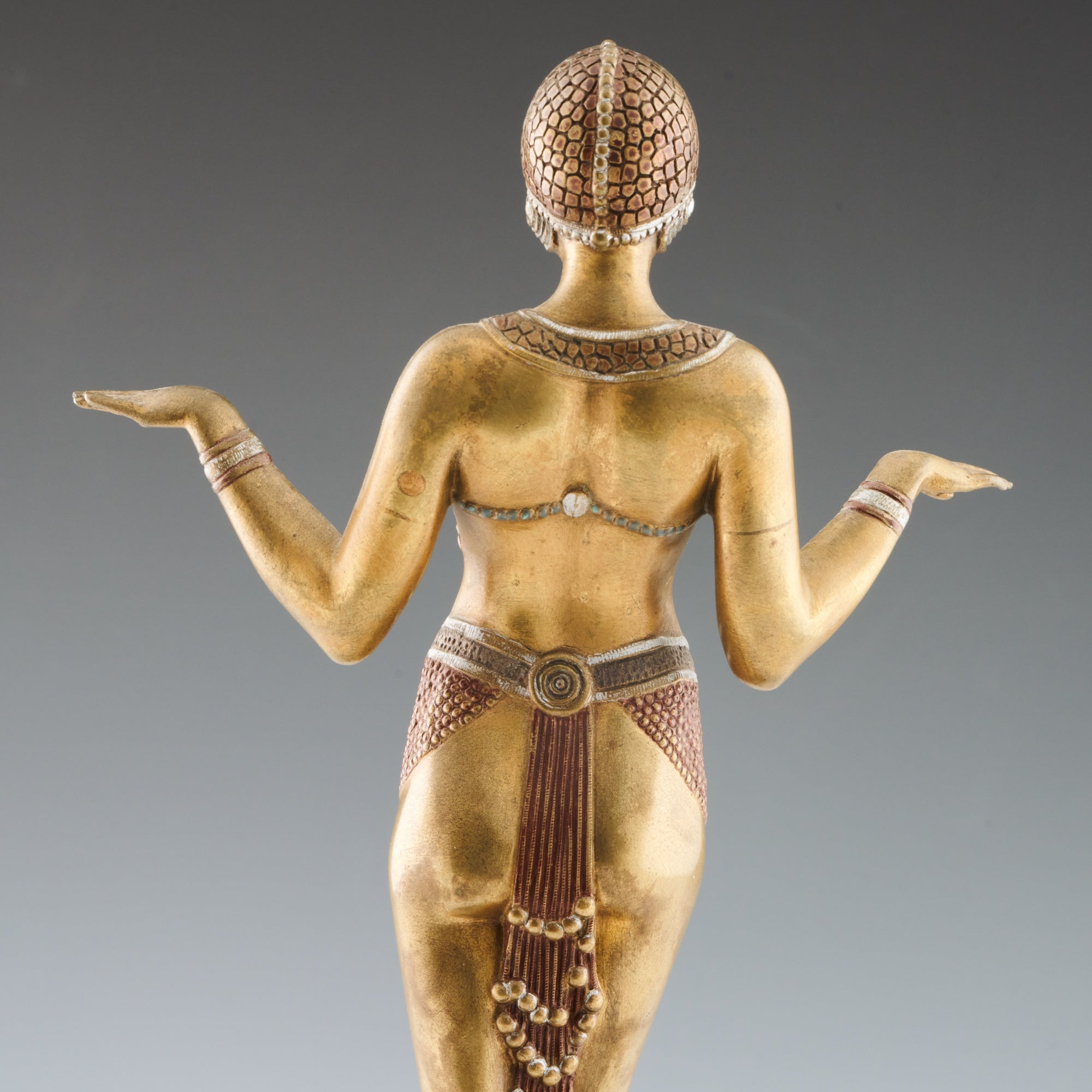 Original Rare and Fine Example of a Dancer by Demetre Chiparus - Jeroen Markies Art Deco