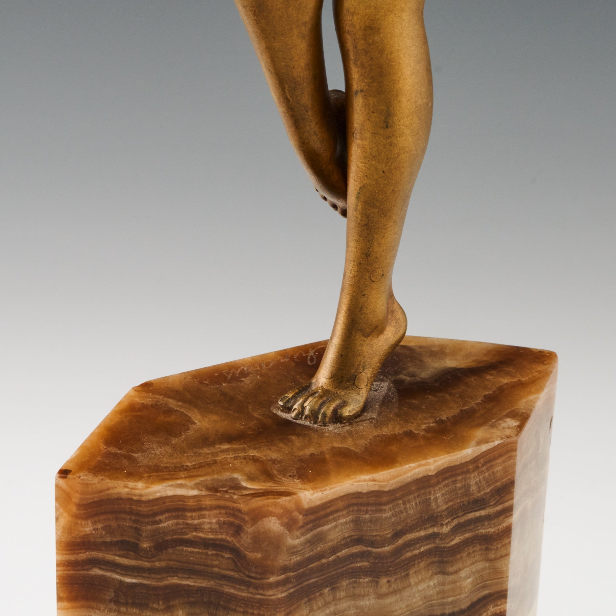 Original Art Deco Bronze Sculpture ' Delhi Dancer' By Demetre Chiparus Bronze and Marble - jeroen Markies Art Deco