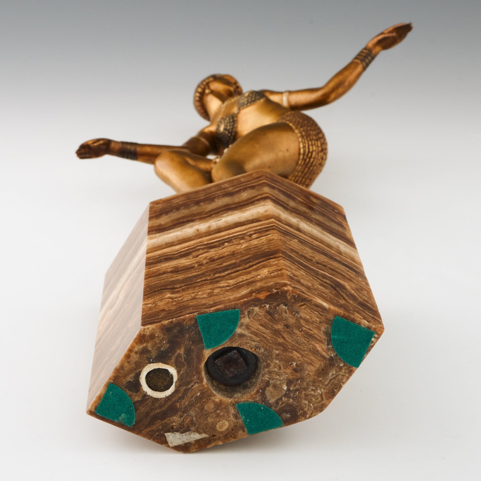 Original Art Deco Bronze Sculpture ' Delhi Dancer' By Demetre Chiparus Bronze and Marble - jeroen Markies Art Deco