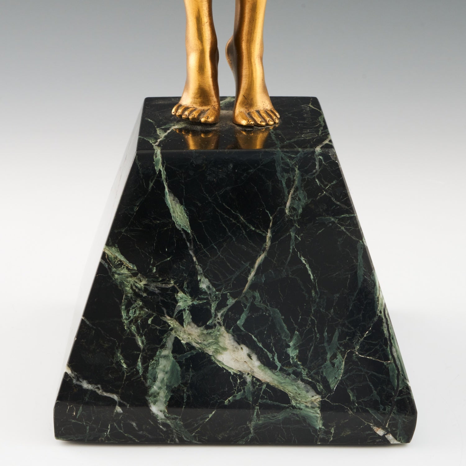 'Eveil' - 'Awakening' an Art Deco cold painted gilt bronze figure by Demetre Chiparus (1886-1947). Jeroen Markies Art Deco