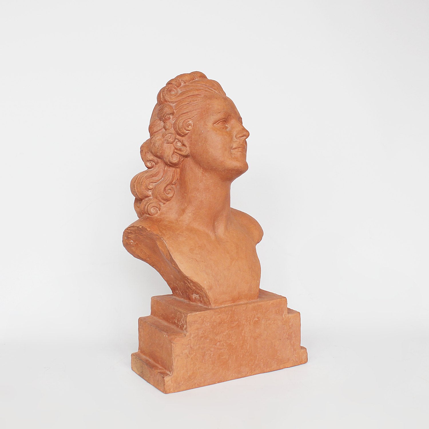 Demetre Chiparus Art Deco terracotta bust circa 1925