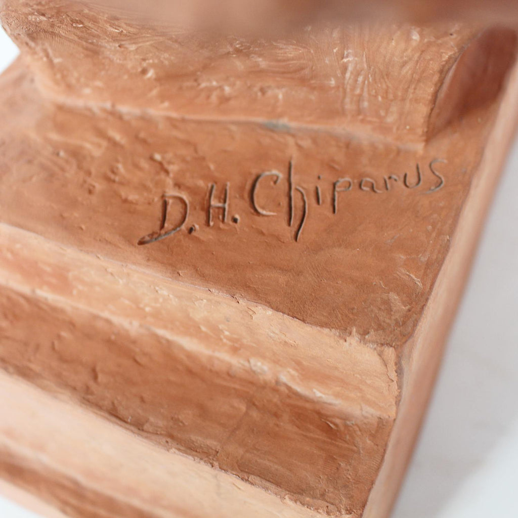 Demetre Chiparus Art Deco terracotta bust circa 1925