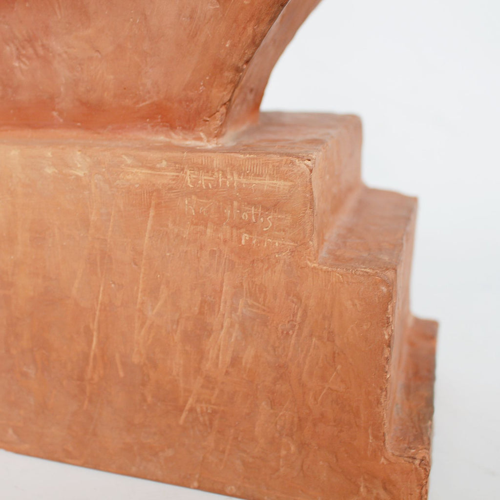 Demetre Chiparus Art Deco terracotta bust circa 1925