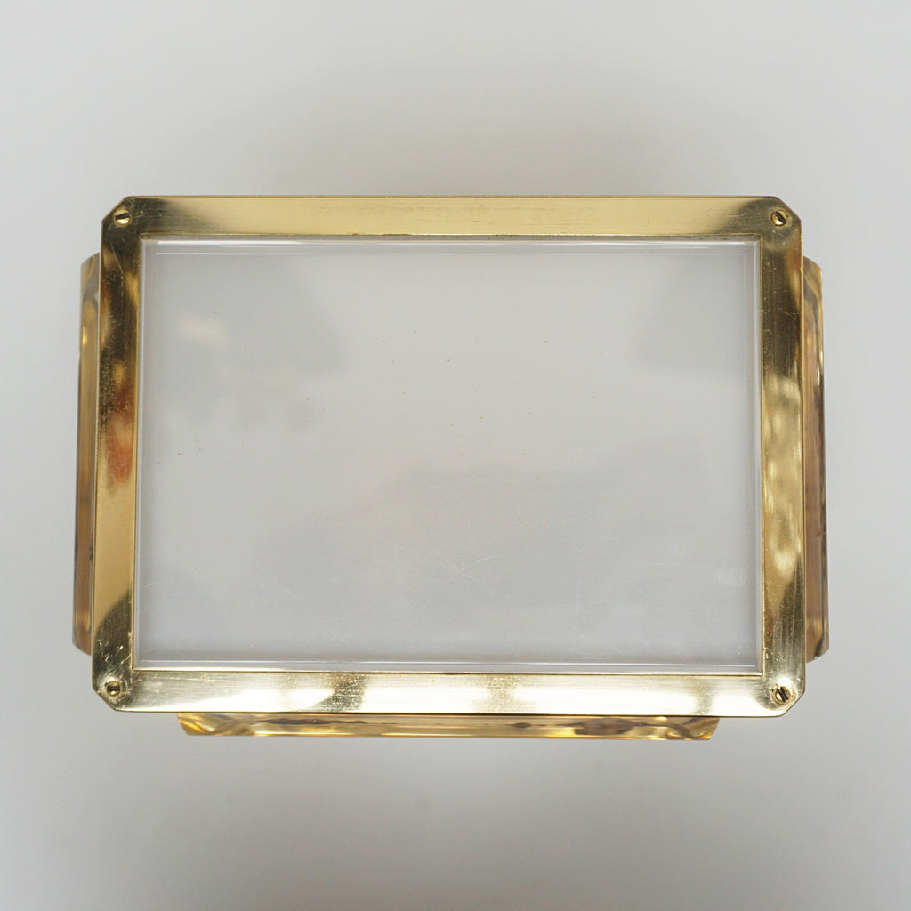 Vintage clocks - original Jaeger LeCoultre Marina Atmos - White lucite vintage clock - Jeroen Markies Art Deco