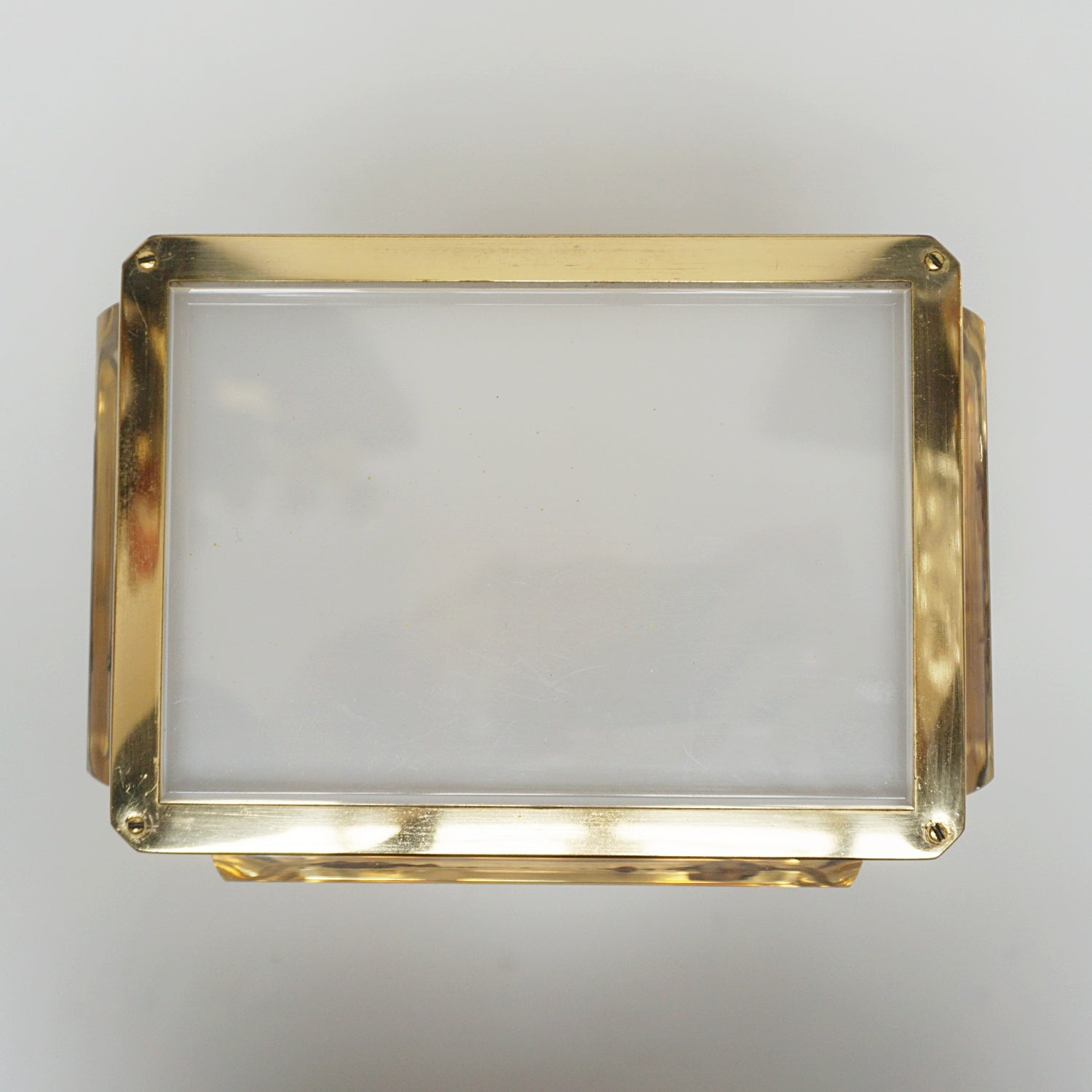 Vintage clocks - original Jaeger LeCoultre Marina Atmos - White lucite vintage clock - Jeroen Markies Art Deco