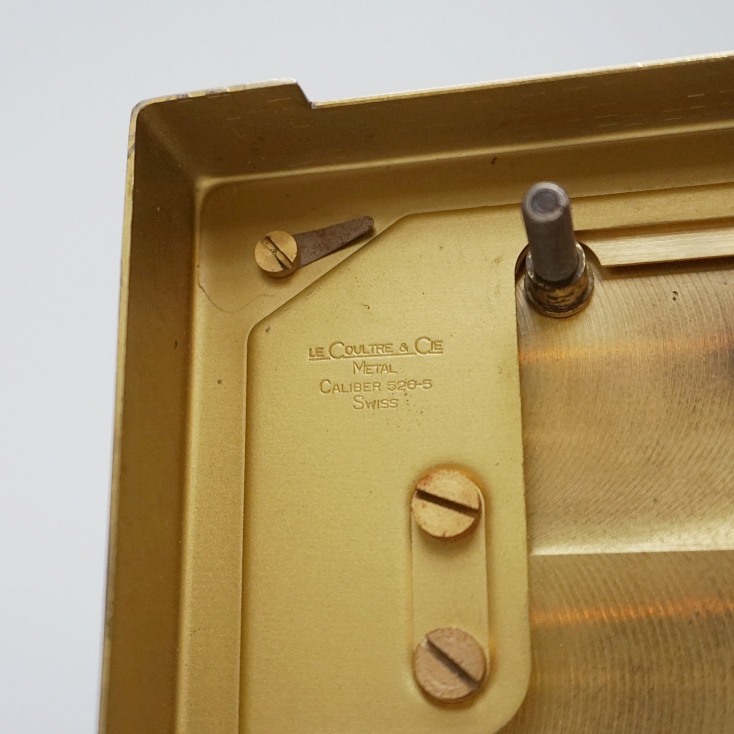 Vintage clocks - original Jaeger LeCoultre Marina Atmos - White lucite vintage clock - Jeroen Markies Art Deco