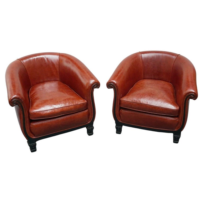 Art Deco Club Chairs French Circa 1920 - Jeroen Markies Art Deco