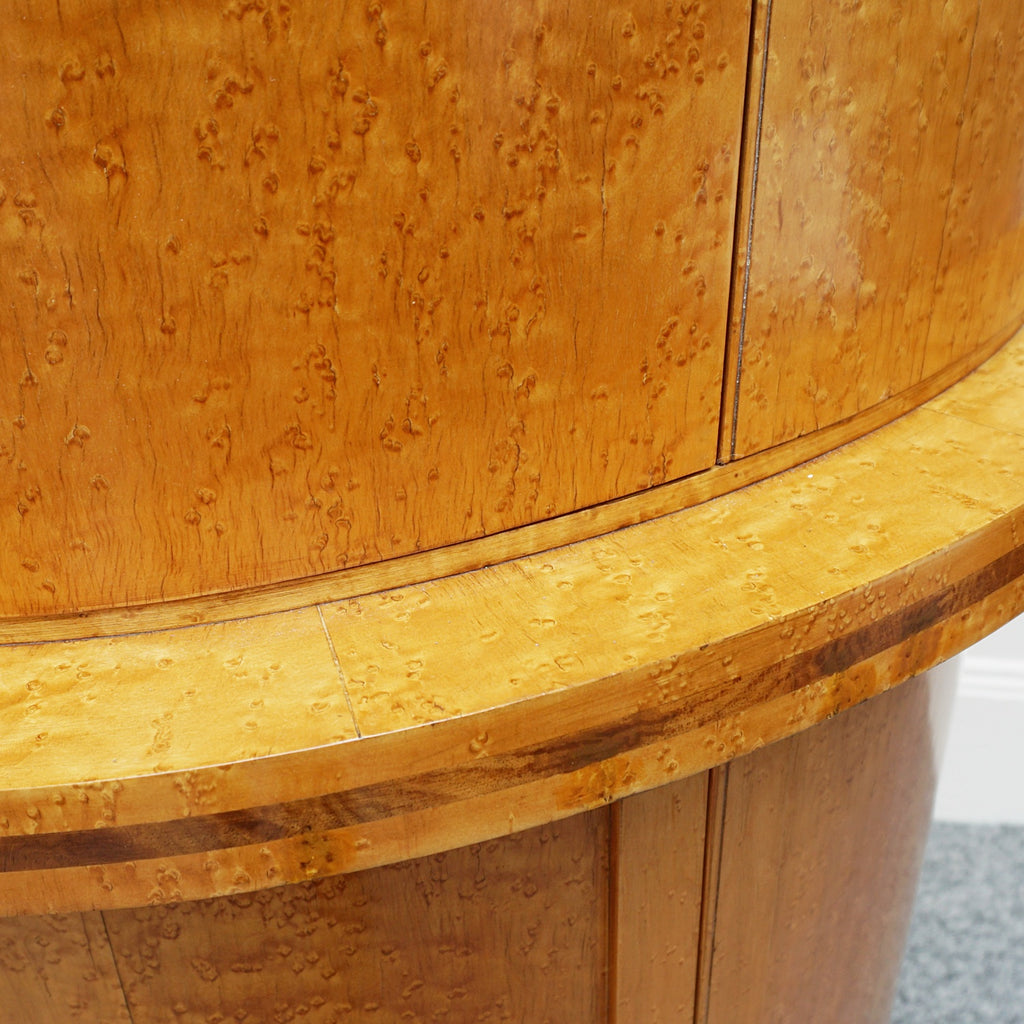 Vintage Art Deco Birdseye Maple Drinks Cabinet - Jeroen Markies Art Deco