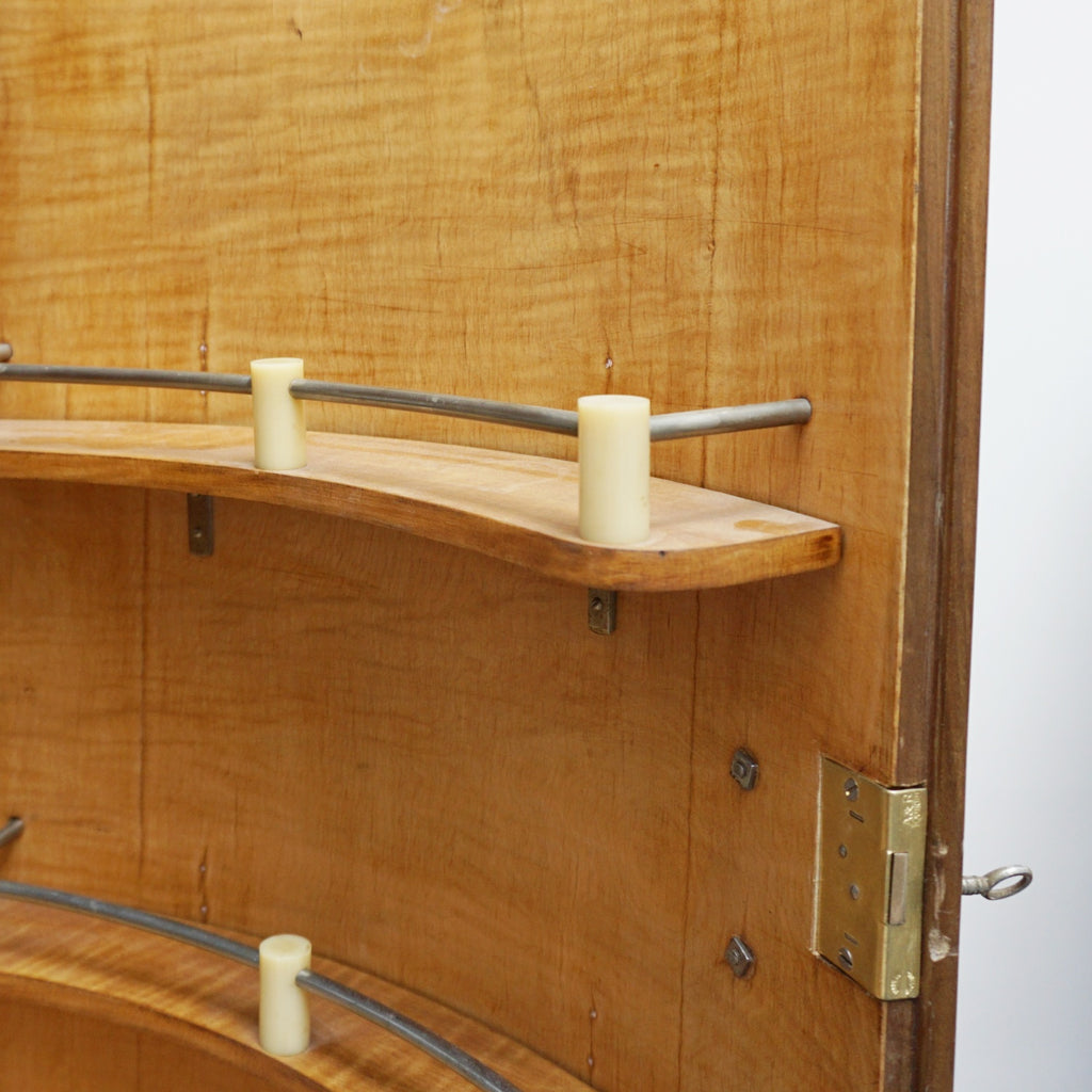 Vintage Art Deco Birdseye Maple Drinks Cabinet - Jeroen Markies Art Deco