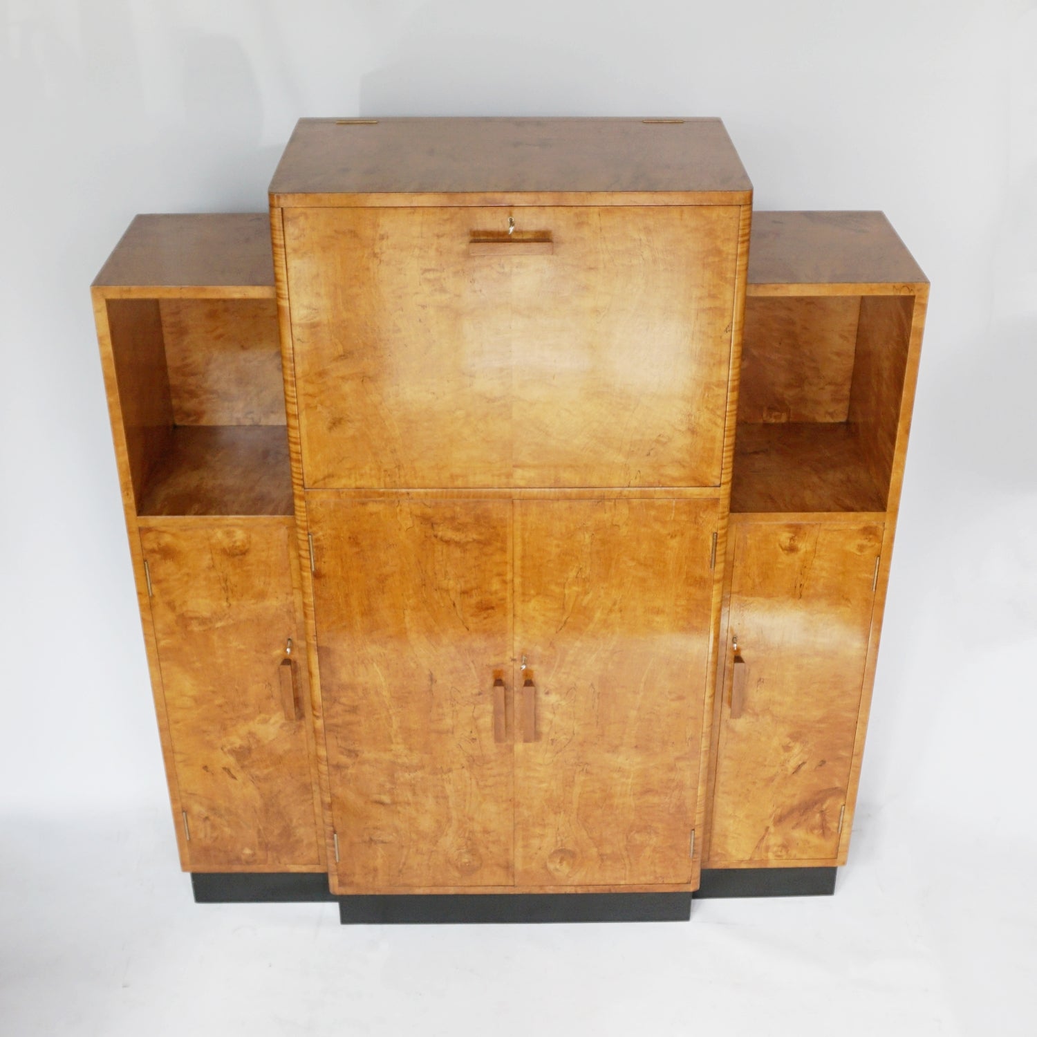 Art Deco Cocktail Cabinet Burr Walnut English Circa 1930 Art Deco Original Vintage Drinks Cabinet Jeroen Markies Art Deco