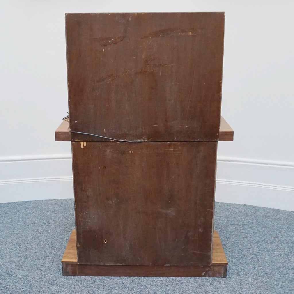 Harry & Lou Epstein Burr Walnut Cocktail Cabinet-Vintage Art Deco Cocktail Bars - Jeroen Markies Art Deco