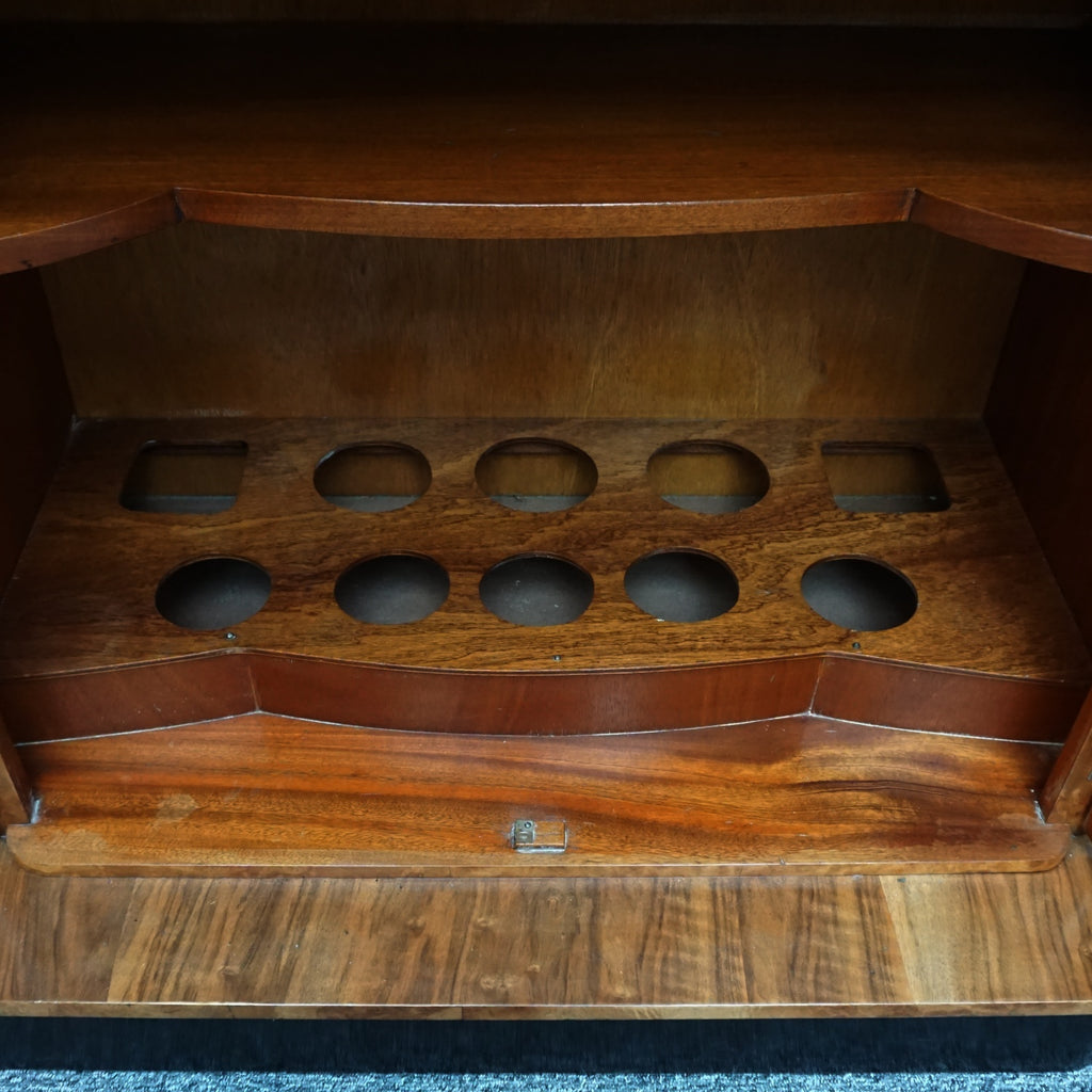 Harry & Lou Epstein Burr Walnut Cocktail Cabinet-Vintage Art Deco Cocktail Bars - Jeroen Markies Art Deco