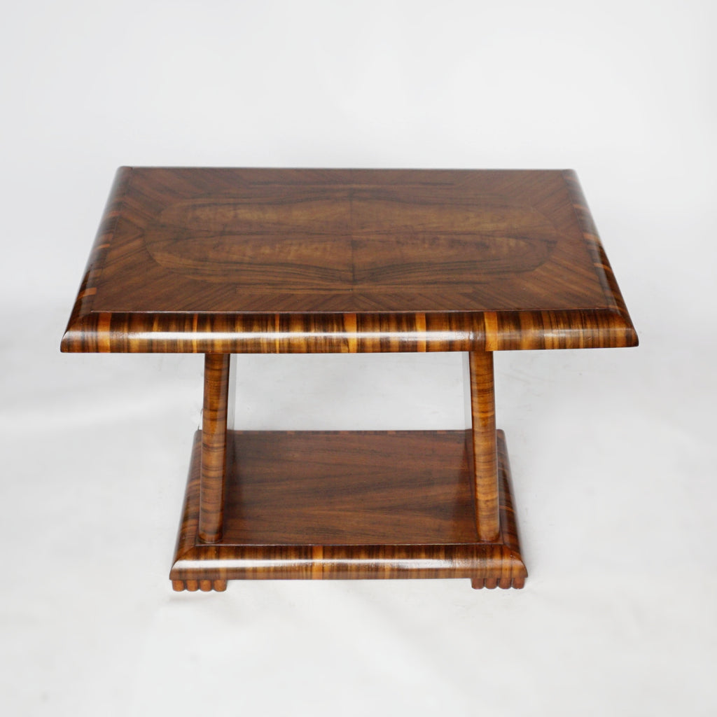 Art Deco Coffee Table Burr Walnut Macassar Ebony Jeroen Markies Art Deco 