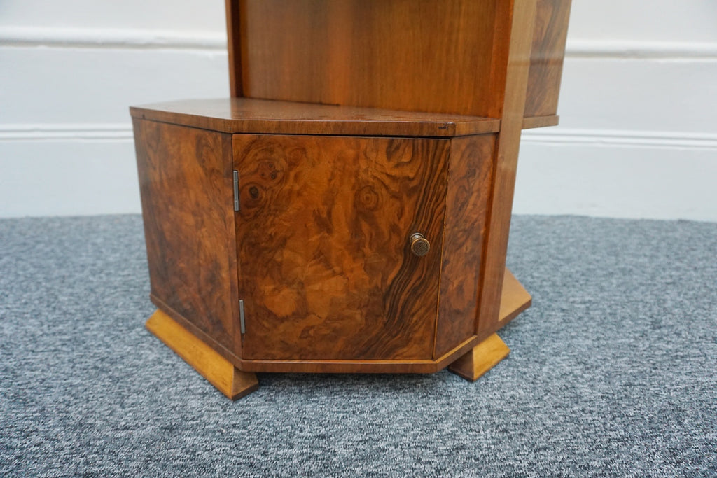 Art Deco Walnut Library/Side Table by Heal's of London - Jeroen Markies Art Deco