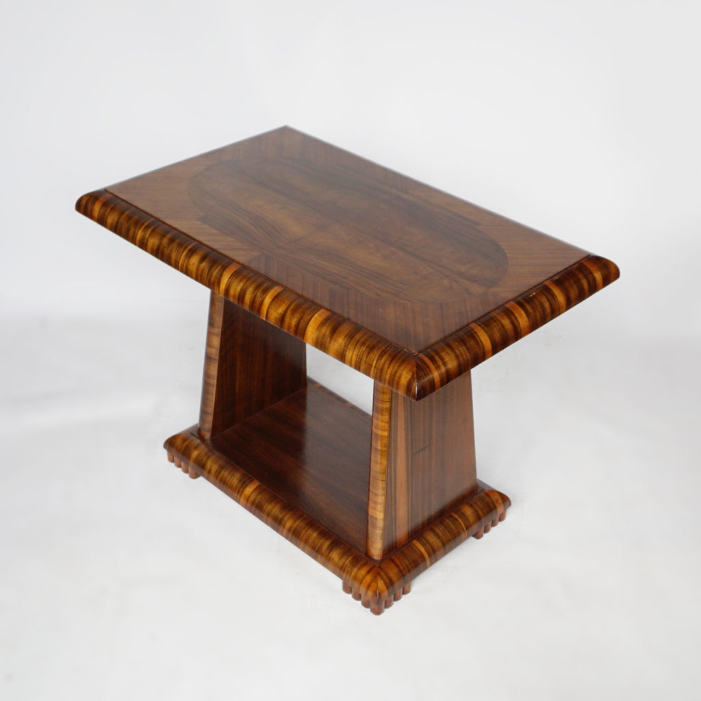Art Deco Coffee Table Burr Walnut Macassar Ebony Jeroen Markies Art Deco 