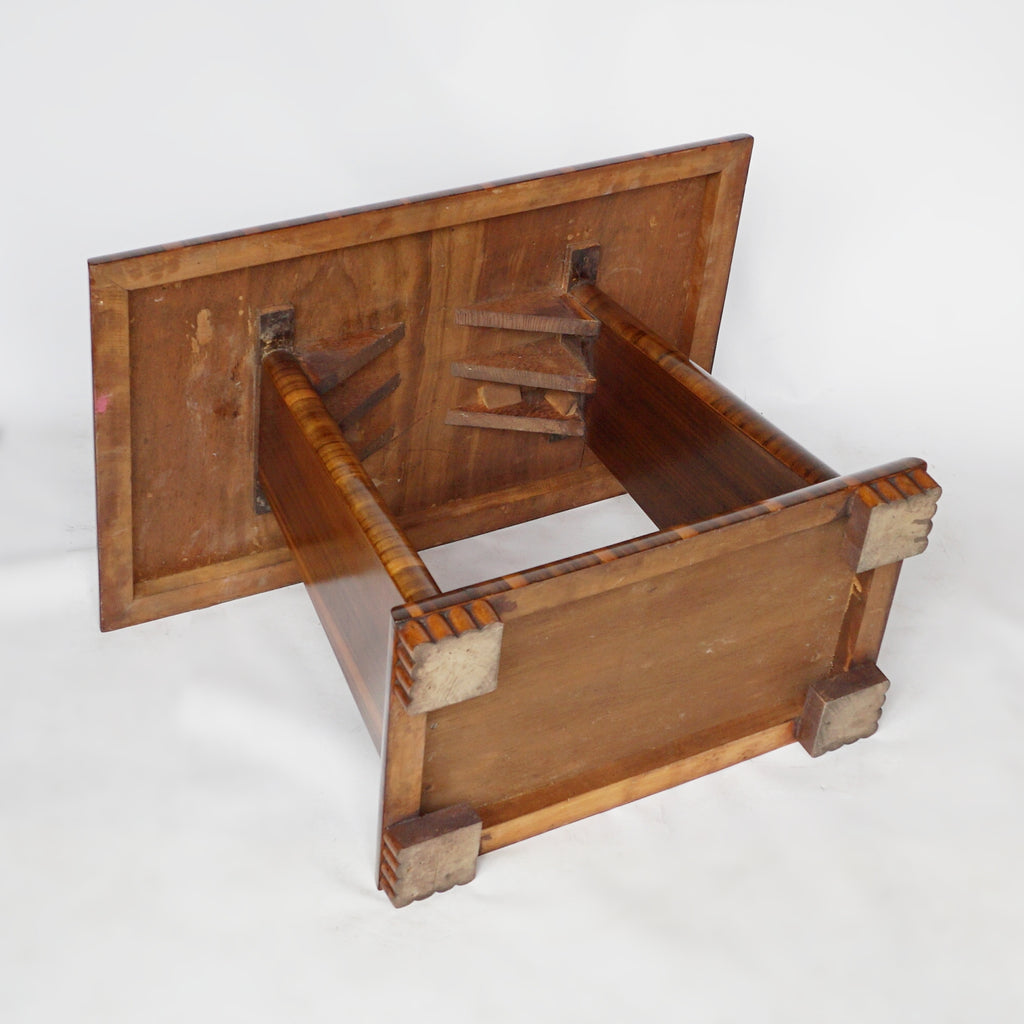 Art Deco Coffee Table Burr Walnut Macassar Ebony Jeroen Markies Art Deco 