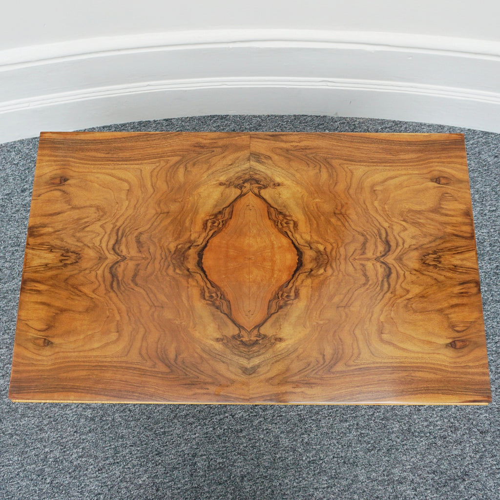 Vintage Harry & Lou Epstein Burr Walnut Art Deco Coffee Table - Jeroen Markies Art Deco