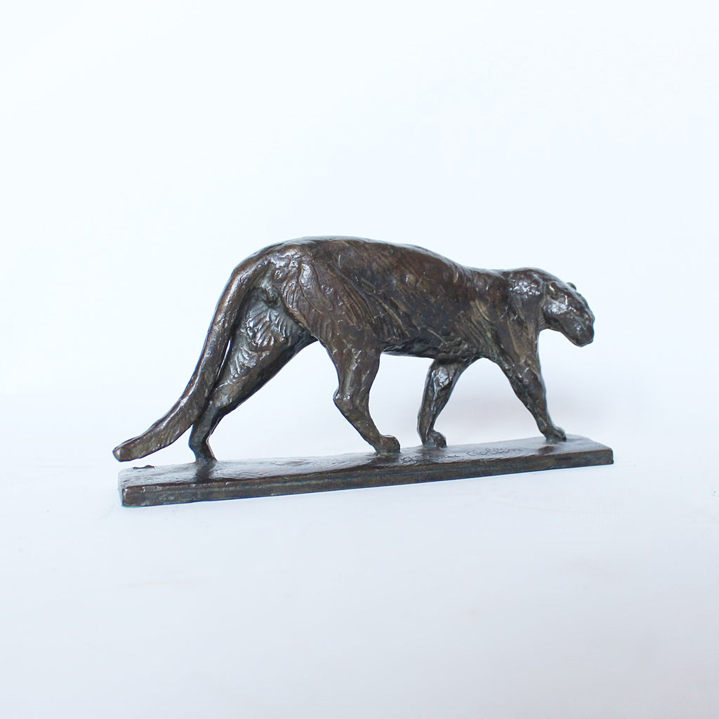 Alberic Collin Art Deco bronze panther at Jeroen Markies