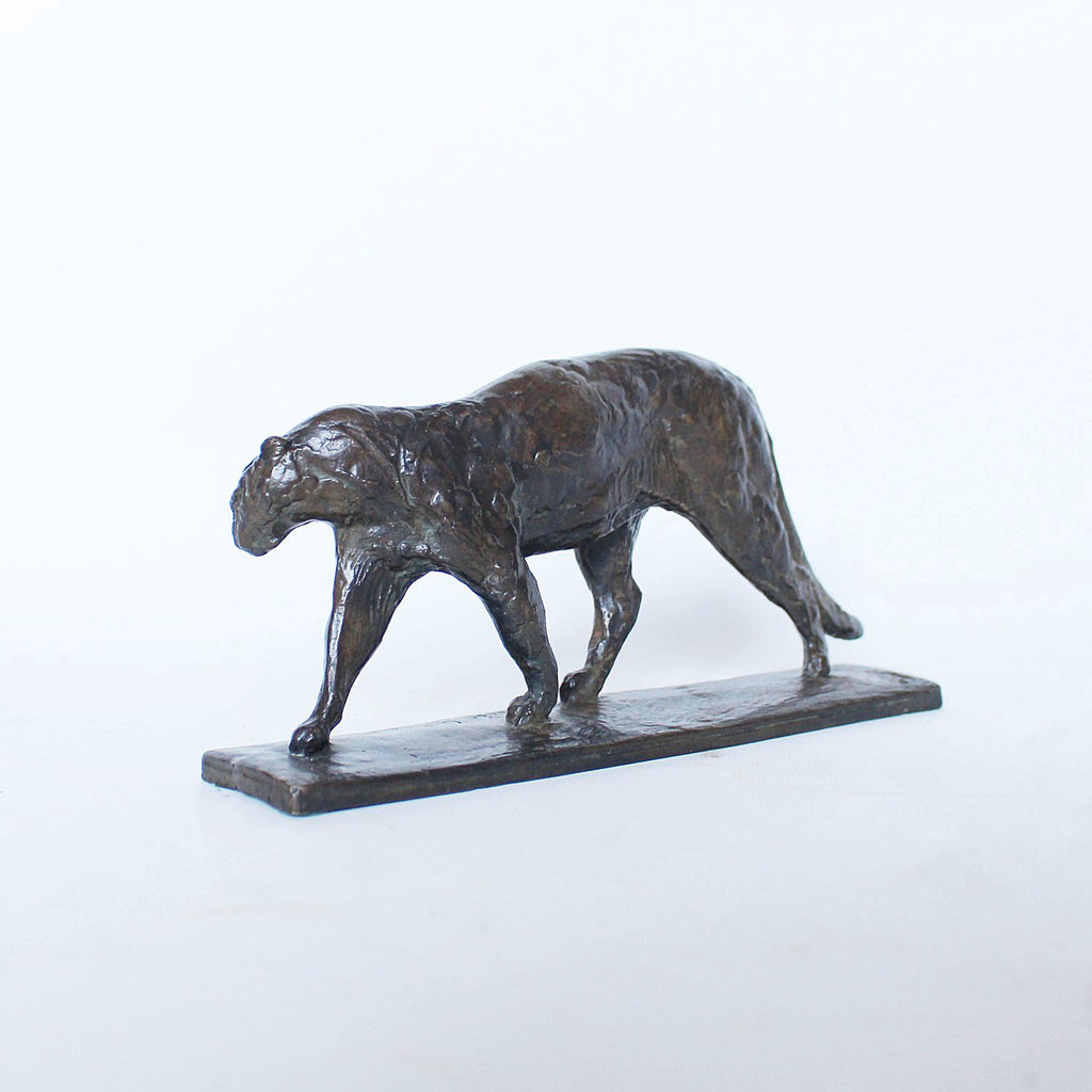 Alberic Collin Art Deco bronze panther at Jeroen Markies