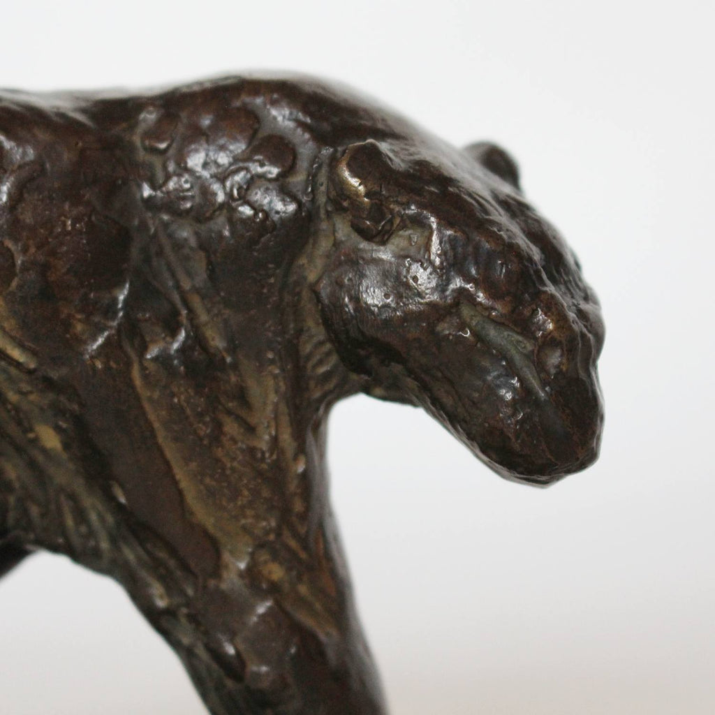 Alberic Collin Art Deco bronze panther at Jeroen Markies