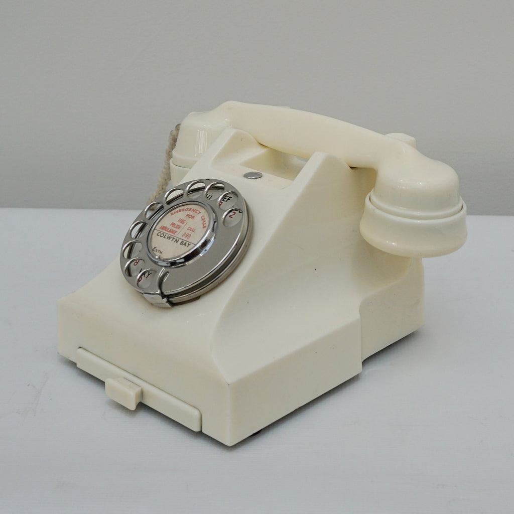 Original GPO Model 332L Ivory Bakelite Telephone - Jeroen Markies Art Deco