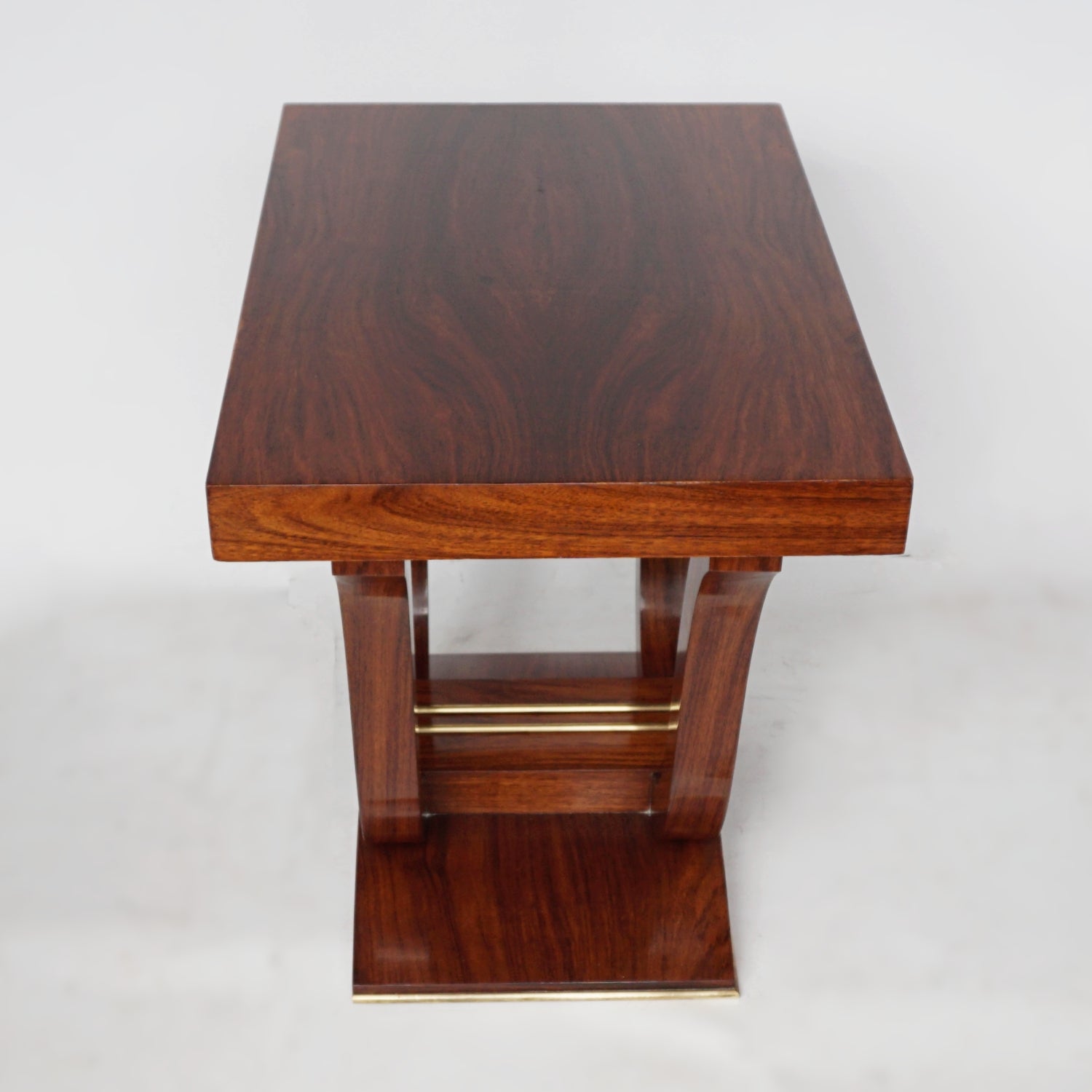 Art Deco Low Console Table French Walnut - Jeroen Markies Art Deco