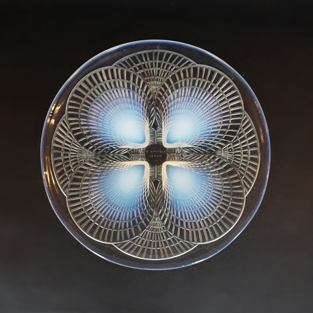 René Lalique Coquilles No.3 Art Deco Opalescent Glass Plate Jeroen Markies Art Deco 