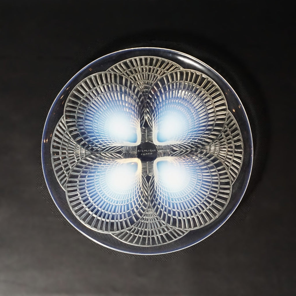 René Lalique Coquilles No.3 Art Deco Opalescent Glass Plate - René Lalique Glass -  Jeroen Markies Art Deco 