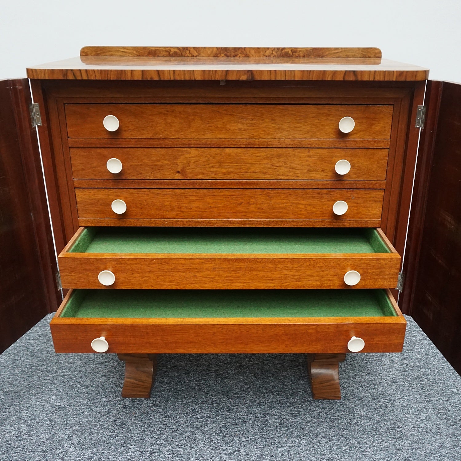 Vintage Art Deco Cutlery Chest by Waring & Gillow of London - Jeroen Markies Art Deco