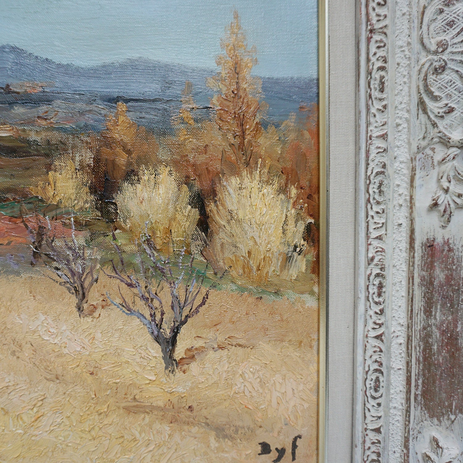'Champs de Ble' Marcel Dyr Original Painting - Jeroen Markies Art Deco