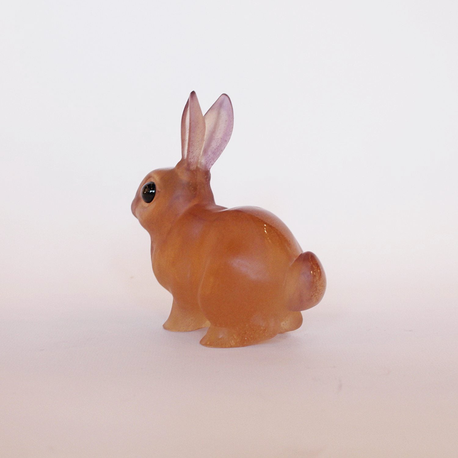 Daum Freres Art Deco glass rabbit