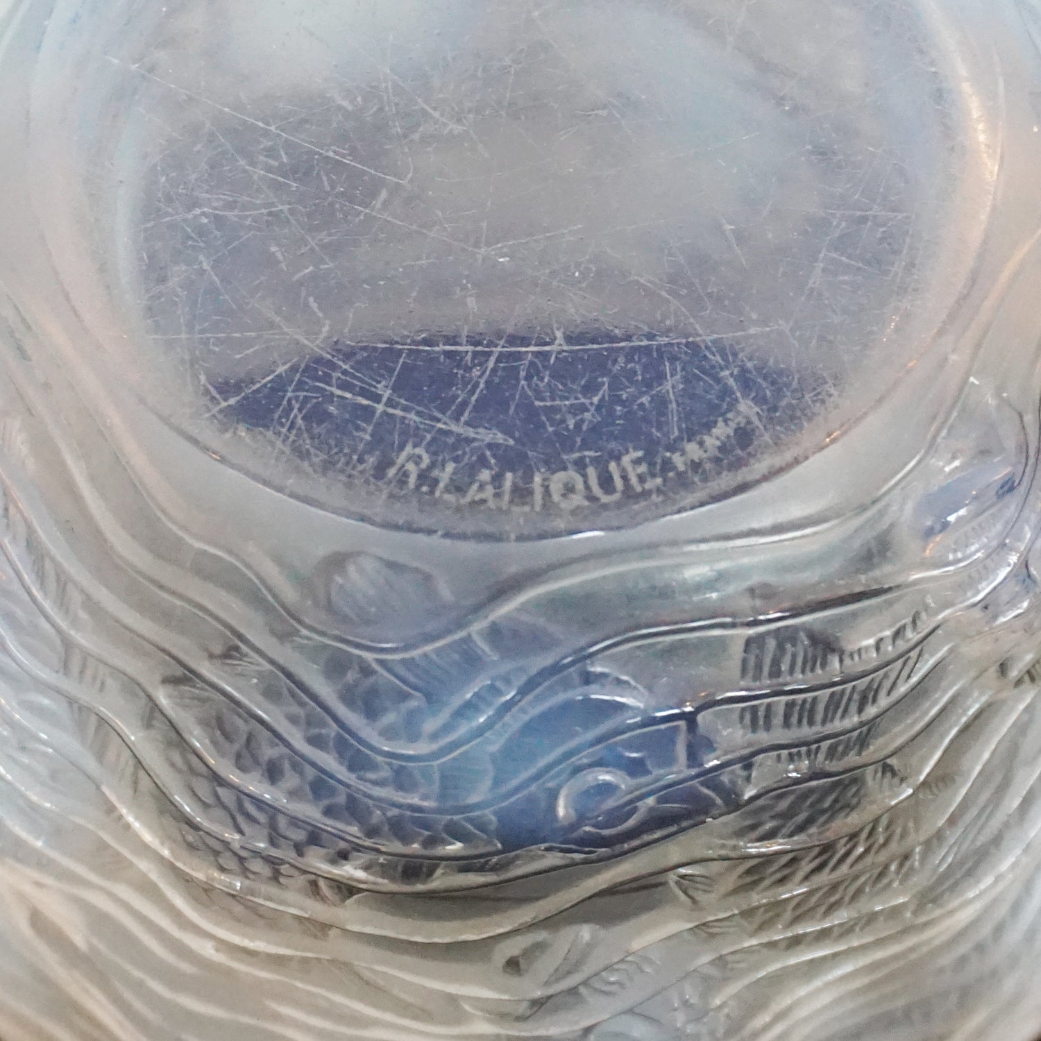 Dauphins - Art Deco Glass Vase - René Lalique Glass - Jeroen Markies Art Deco